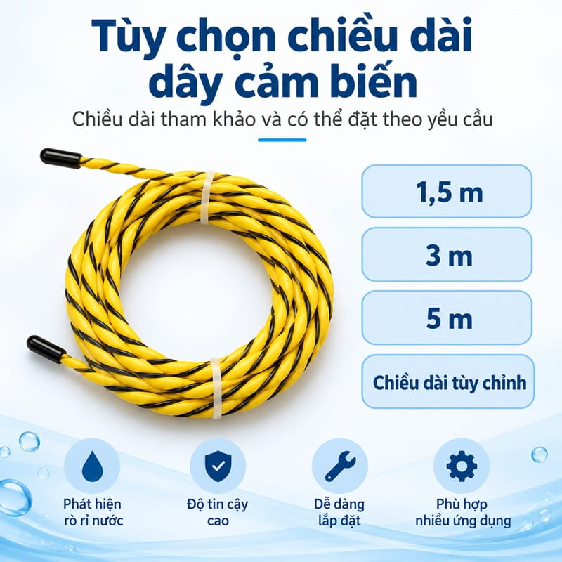 dây cảm biến phát hiện rò rỉ nước
